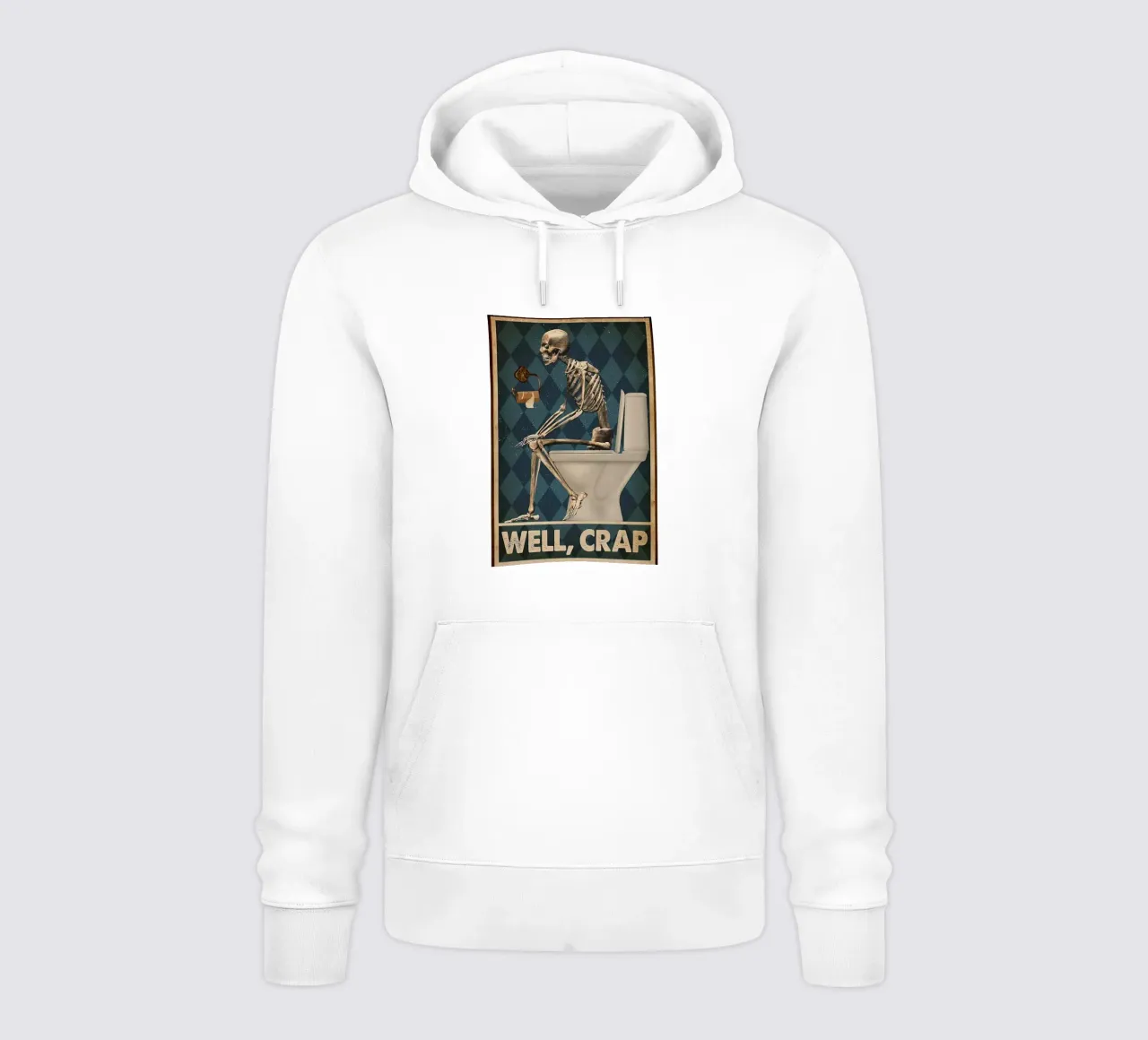 Beh, merda felpa con cappuccio da American Poster