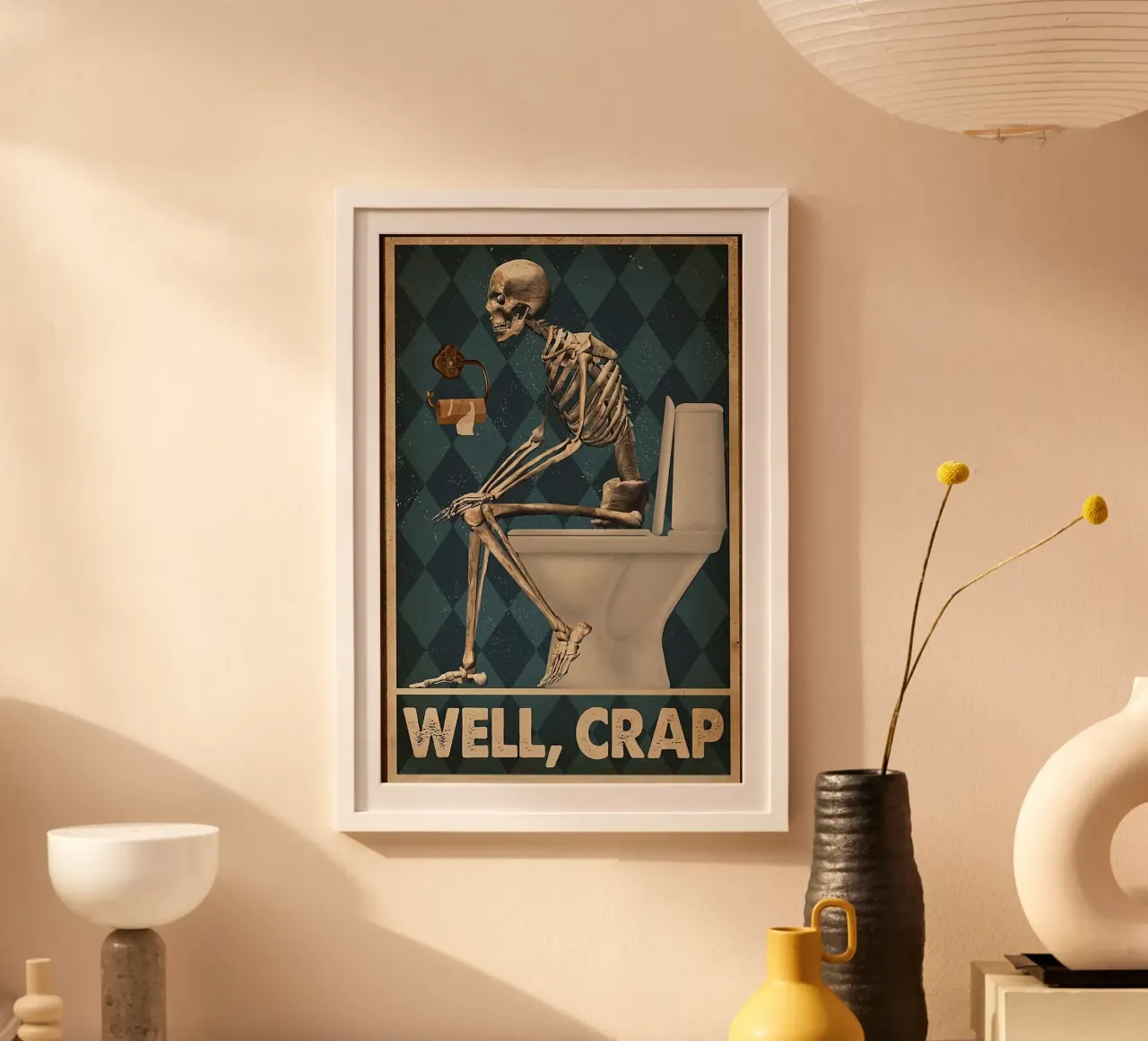 Beh, merda poster da American Poster