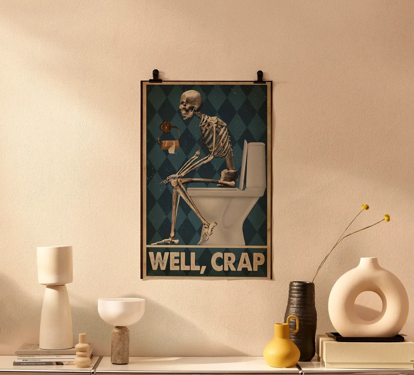 Beh, merda poster da American Poster