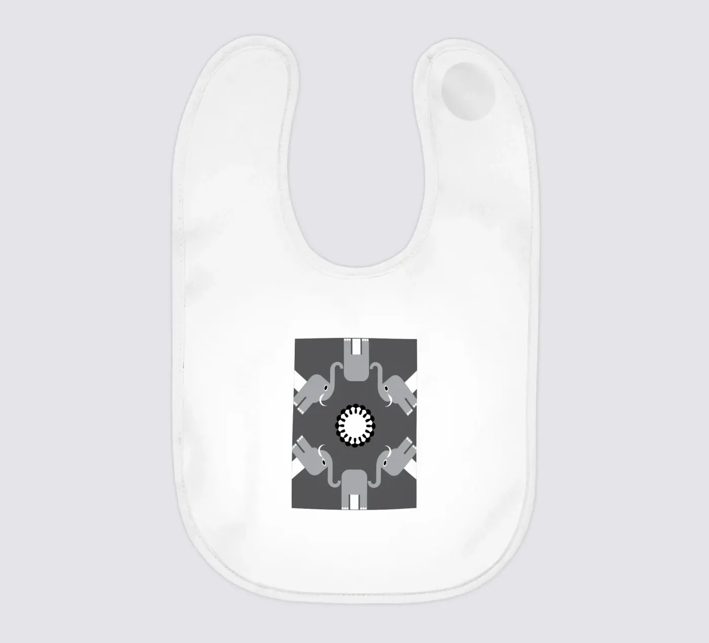 Elefante bavaglino da LOOK DIFFERENT