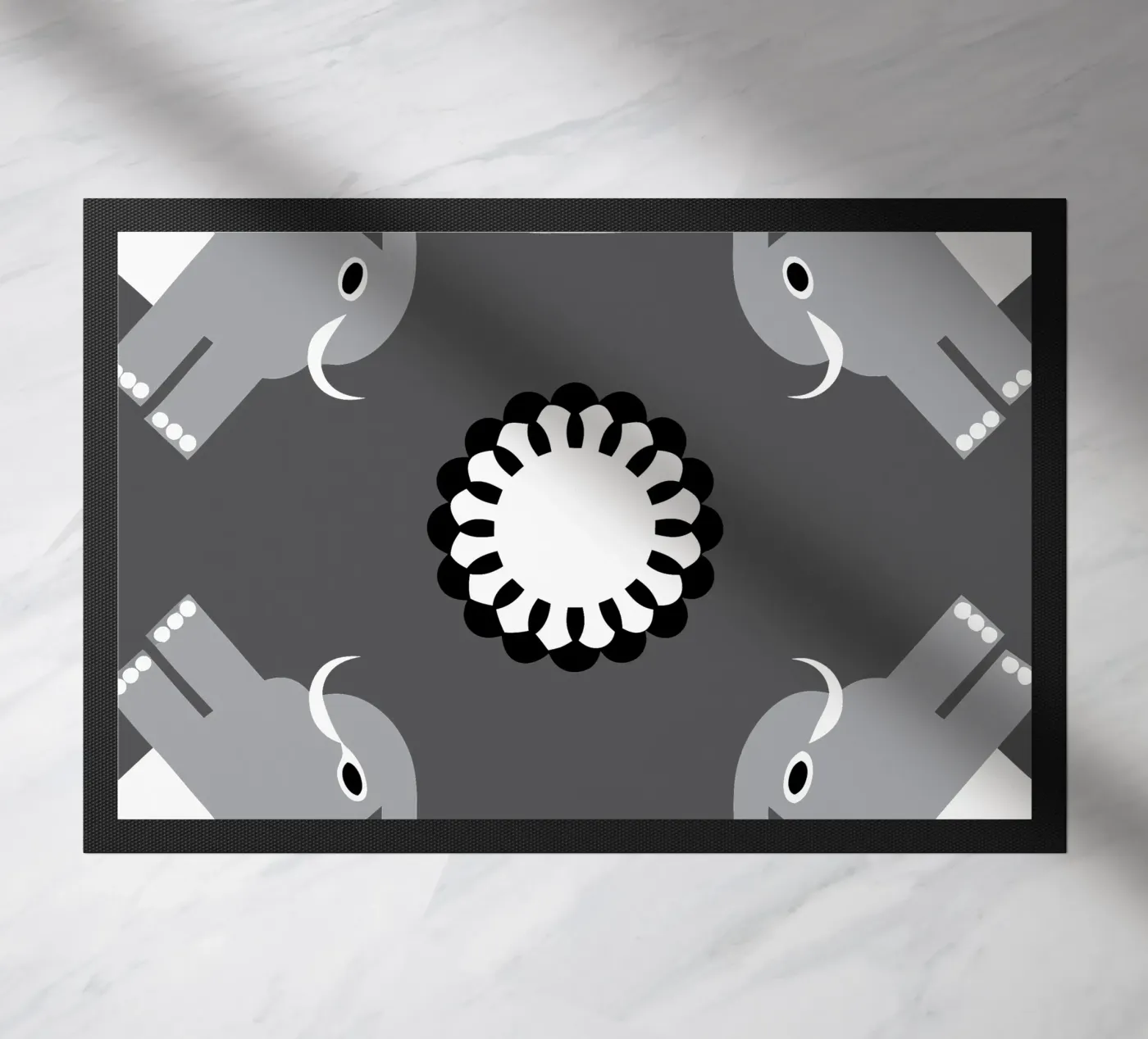 Elephant doormat by LOOK DIFFERENT