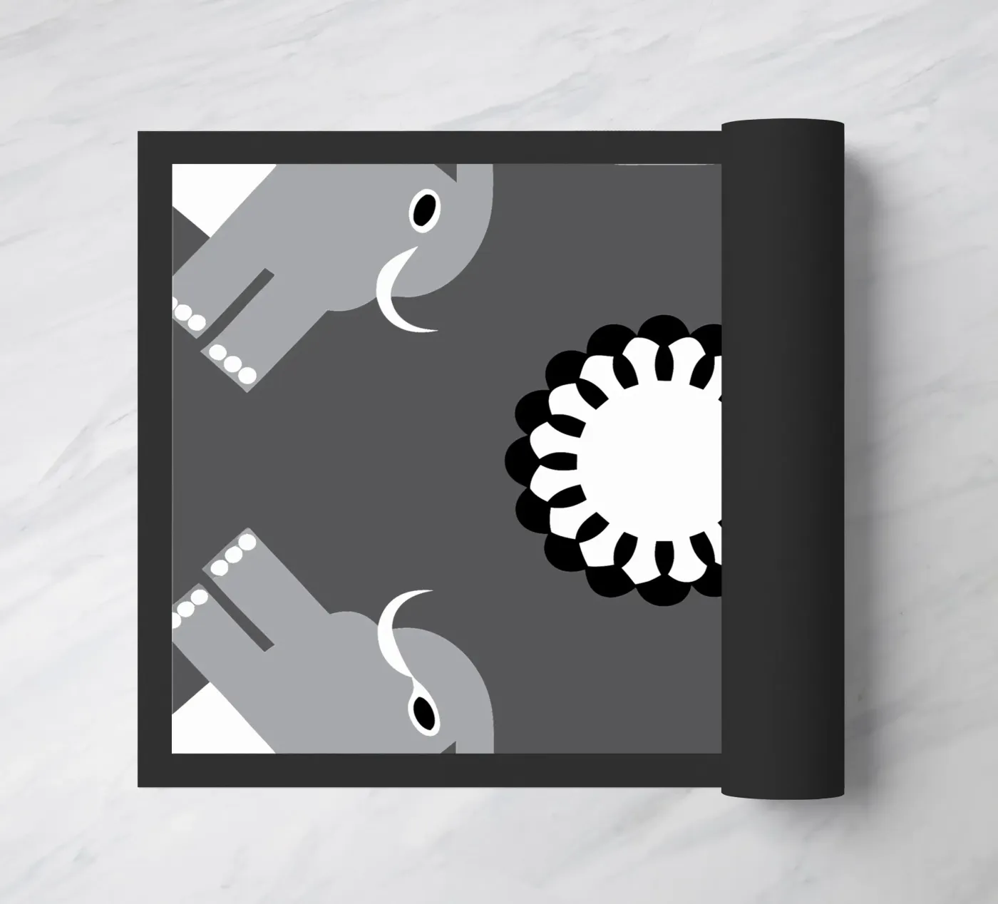 Elephant doormat by LOOK DIFFERENT