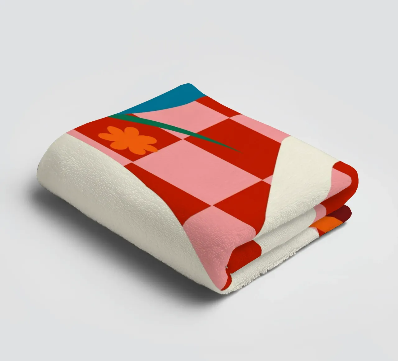 Checkers & The Great Egret towel by 83oranges