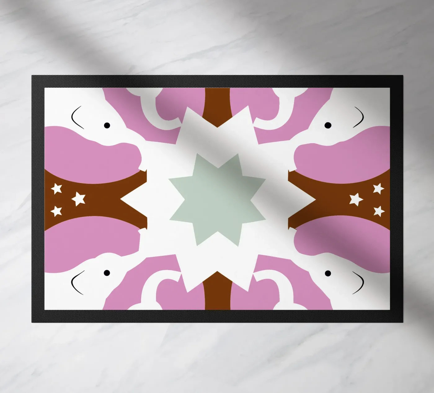 Elephant doormat by LOOK DIFFERENT