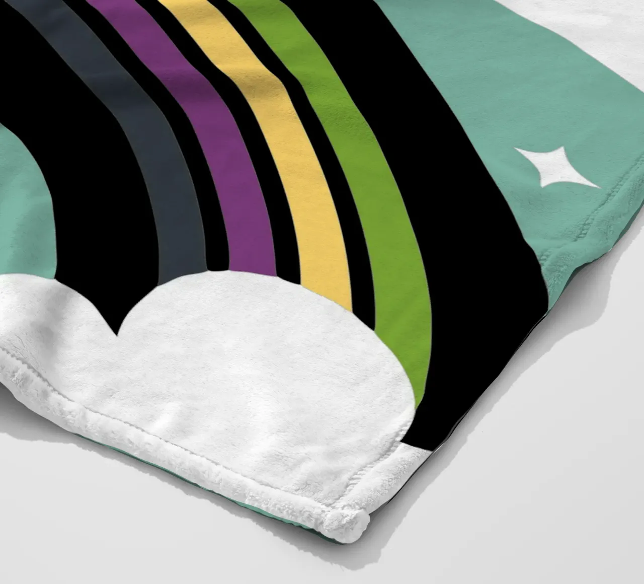L'orso e l'arcobaleno coperta in pile da LOOK DIFFERENT