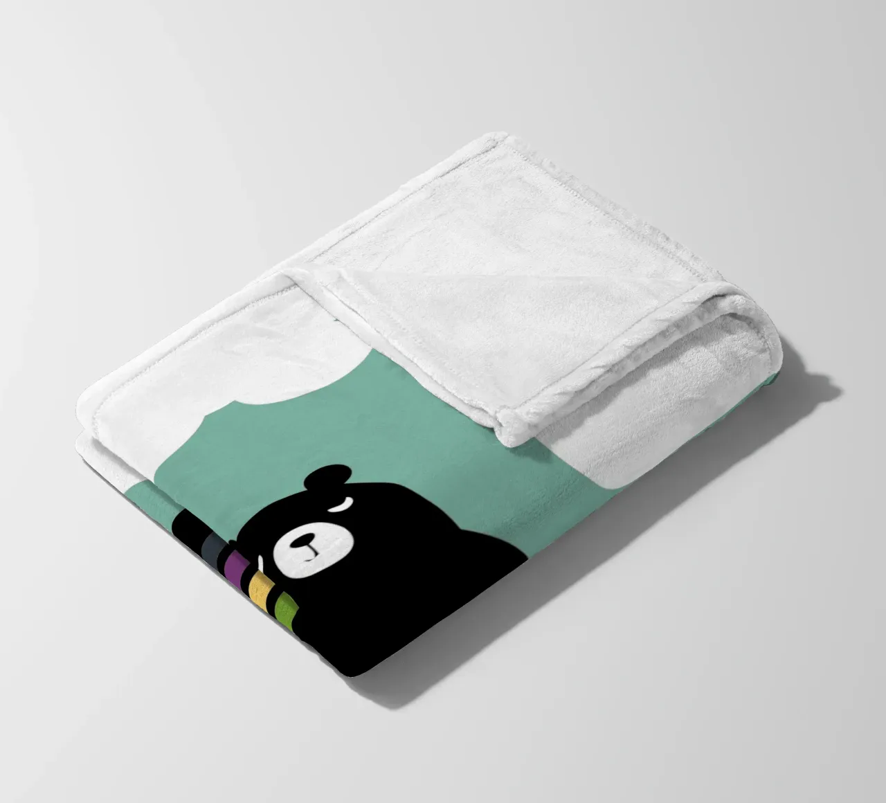 L'orso e l'arcobaleno coperta in pile da LOOK DIFFERENT