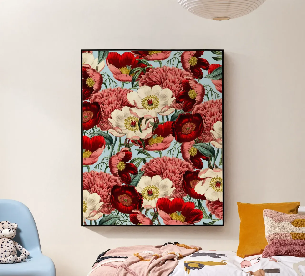 Velluto floreale plexiglass da 83oranges.com