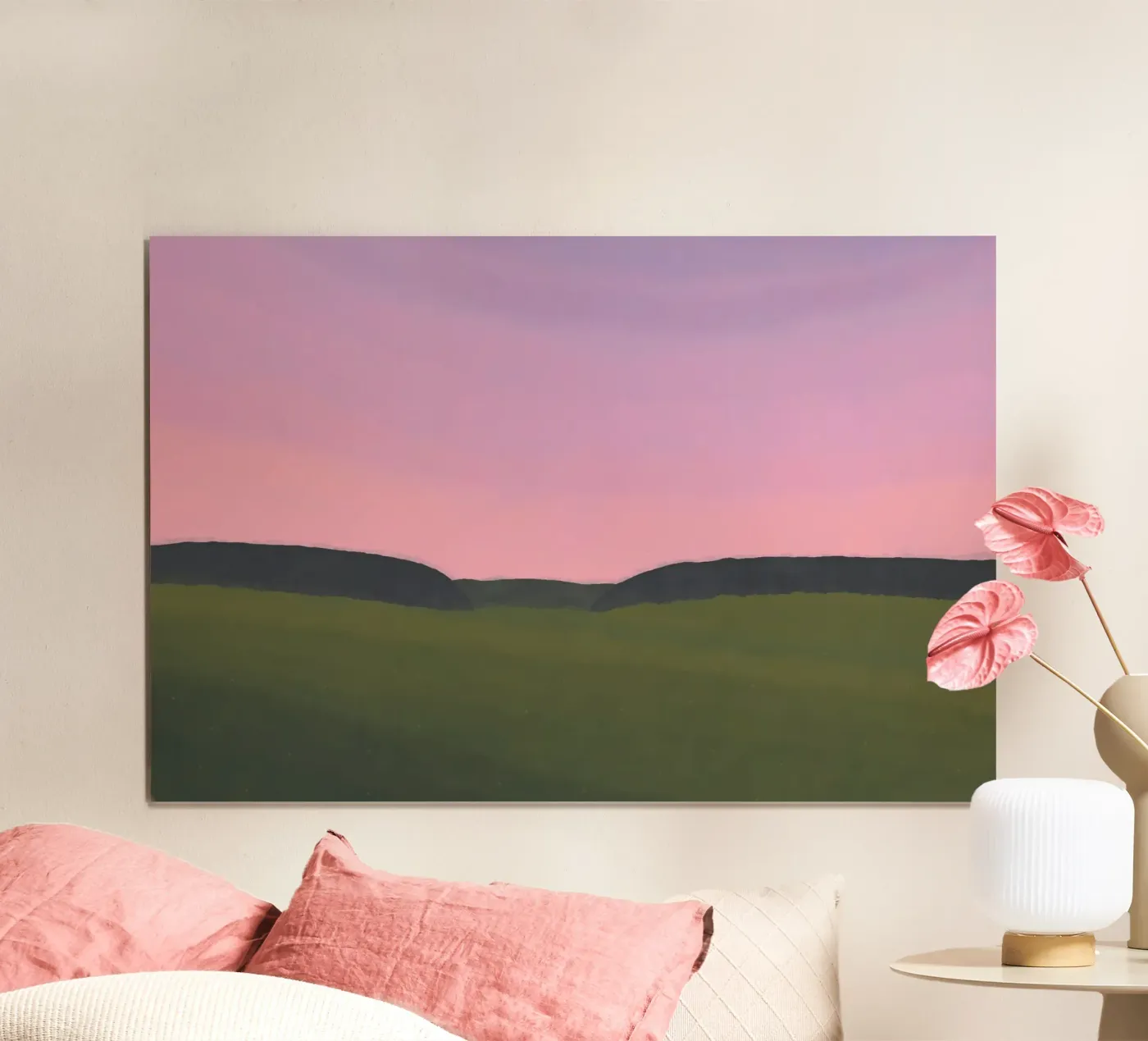 Purple Spring Sunset poster da Bytenar