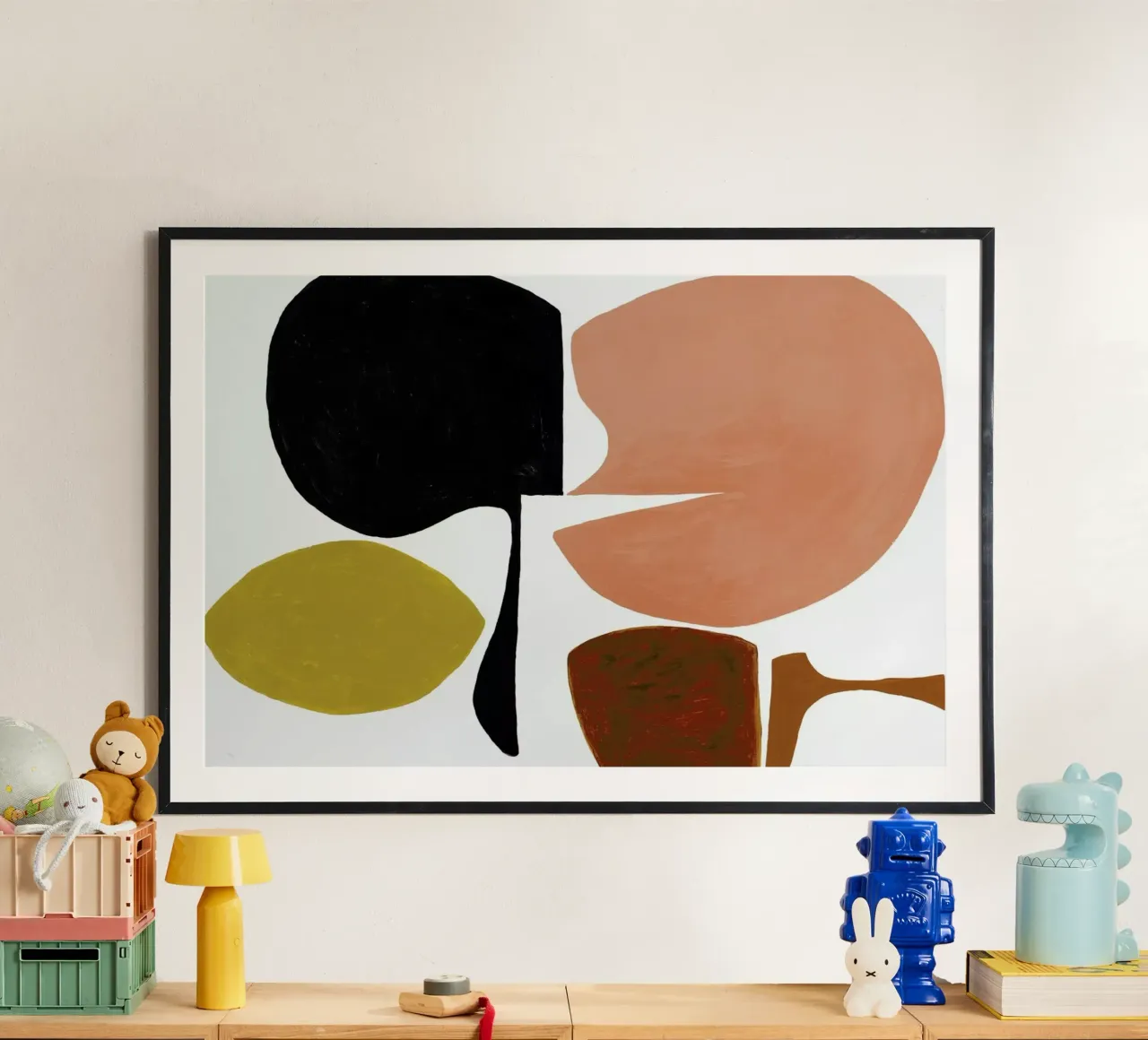 Modern Curvy Town Multi Zalm carta hahnemühle da Femke Zwaan