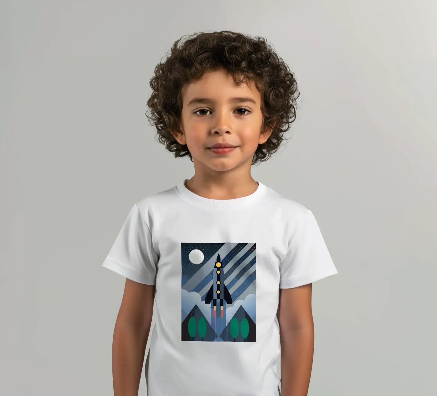 Vliegende raket kinder t-shirt van LOOK DIFFERENT