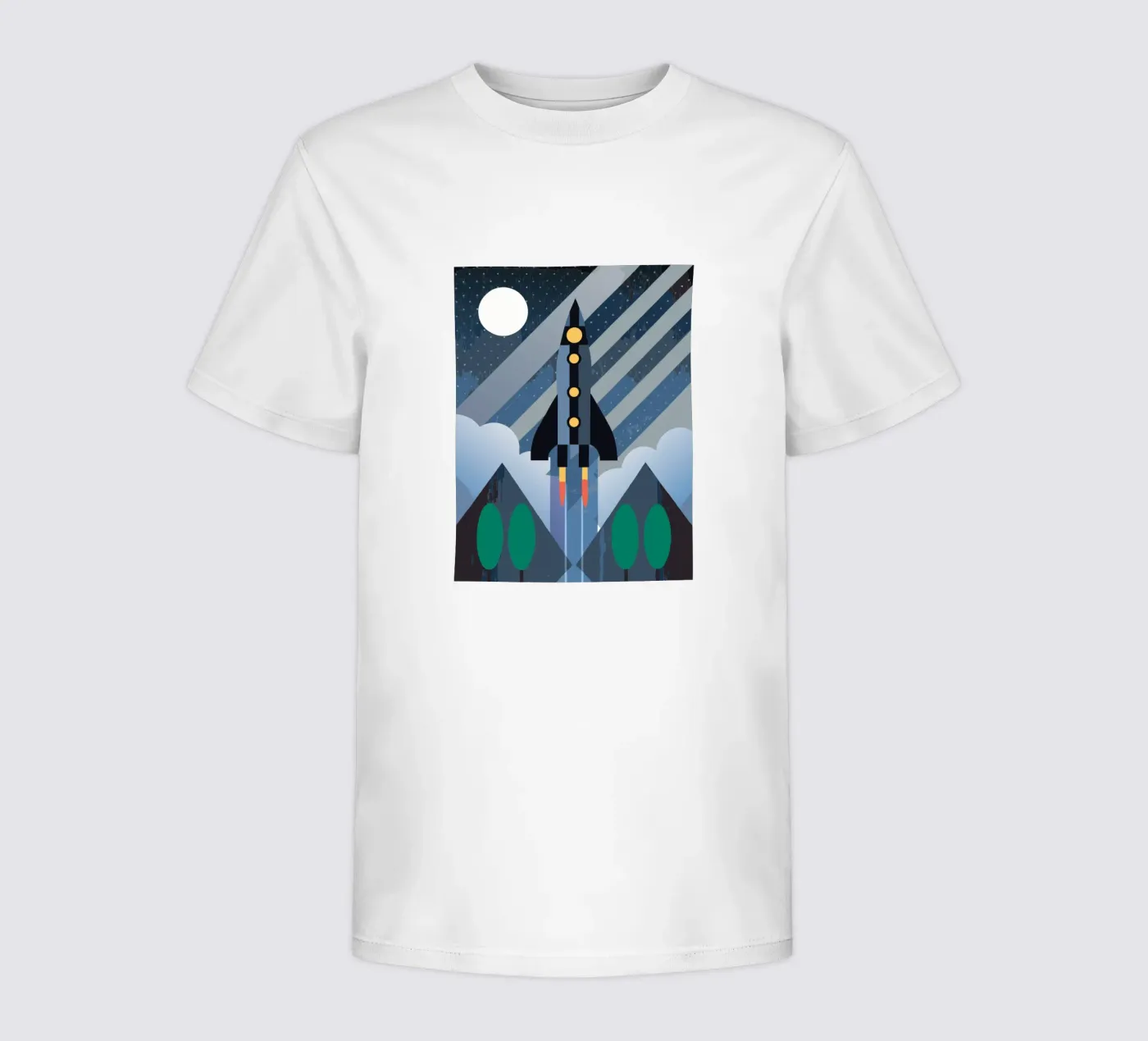 Vliegende raket kinder t-shirt van LOOK DIFFERENT