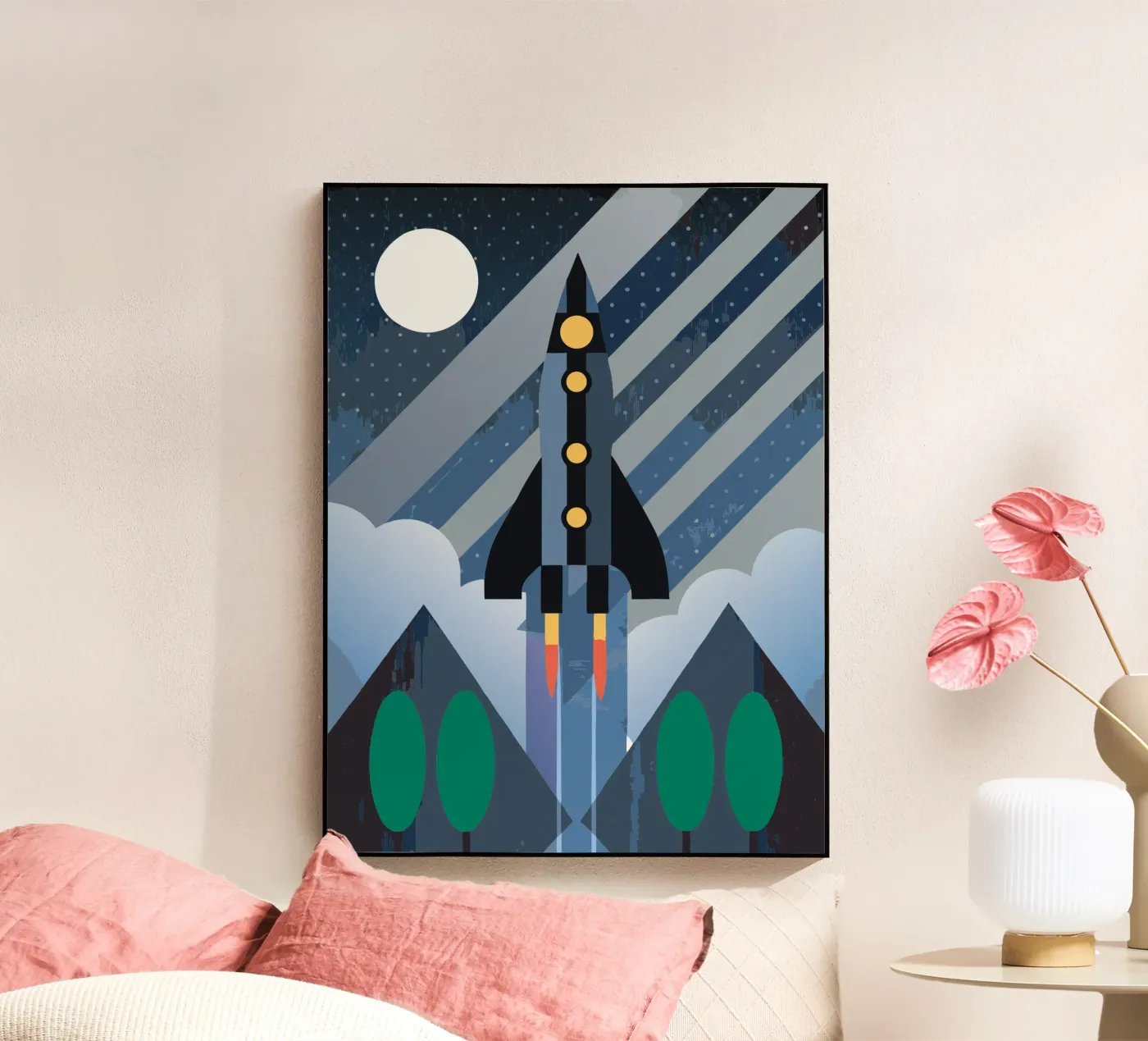 Flying Rocket plexiglas de LOOK DIFFERENT