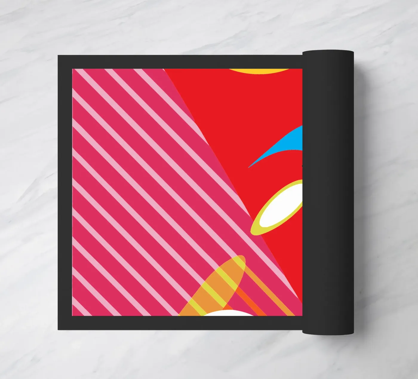 Flying Rocket doormat by LOOK DIFFERENT