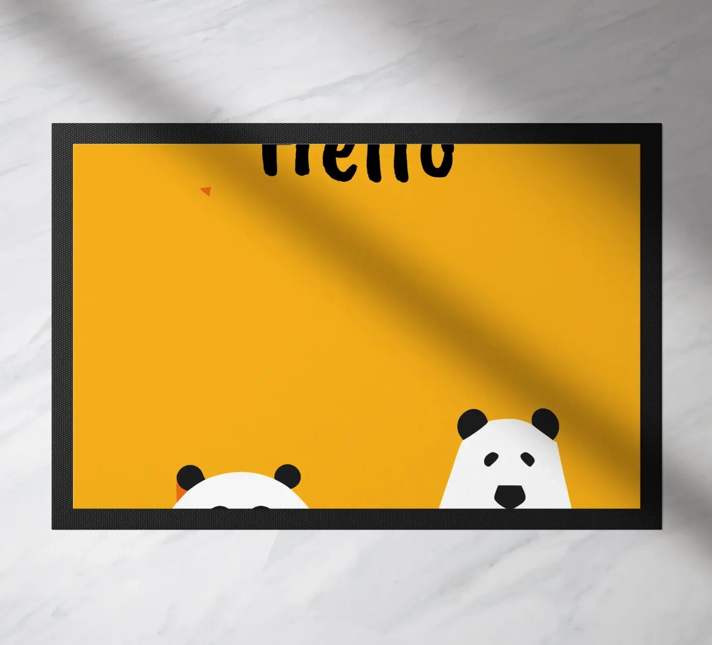 Panda and Bear deurmat van LOOK DIFFERENT