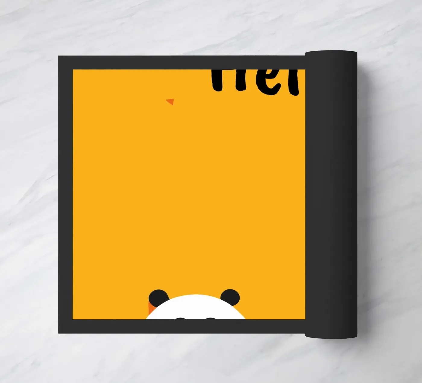 Panda and Bear deurmat van LOOK DIFFERENT