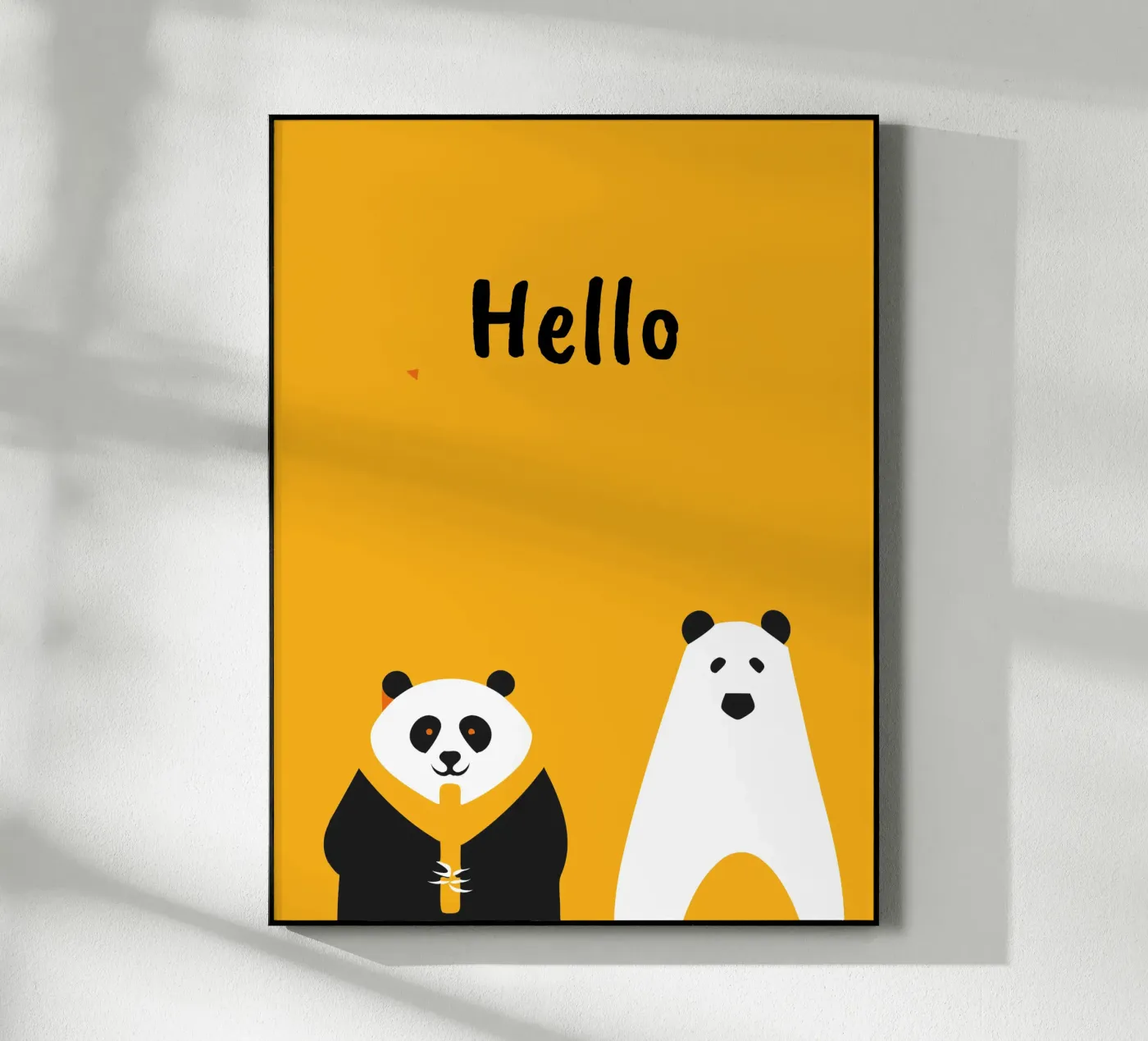 Panda and Bear Acryl-Glas von LOOK DIFFERENT