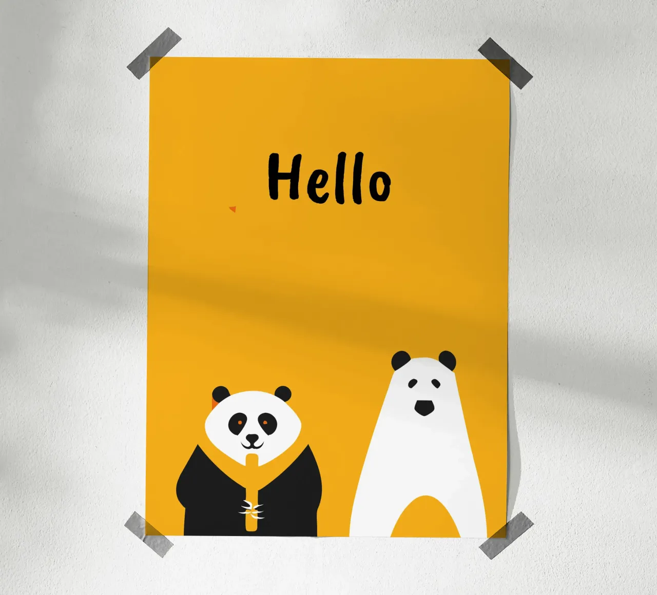 Panda e orso poster da LOOK DIFFERENT