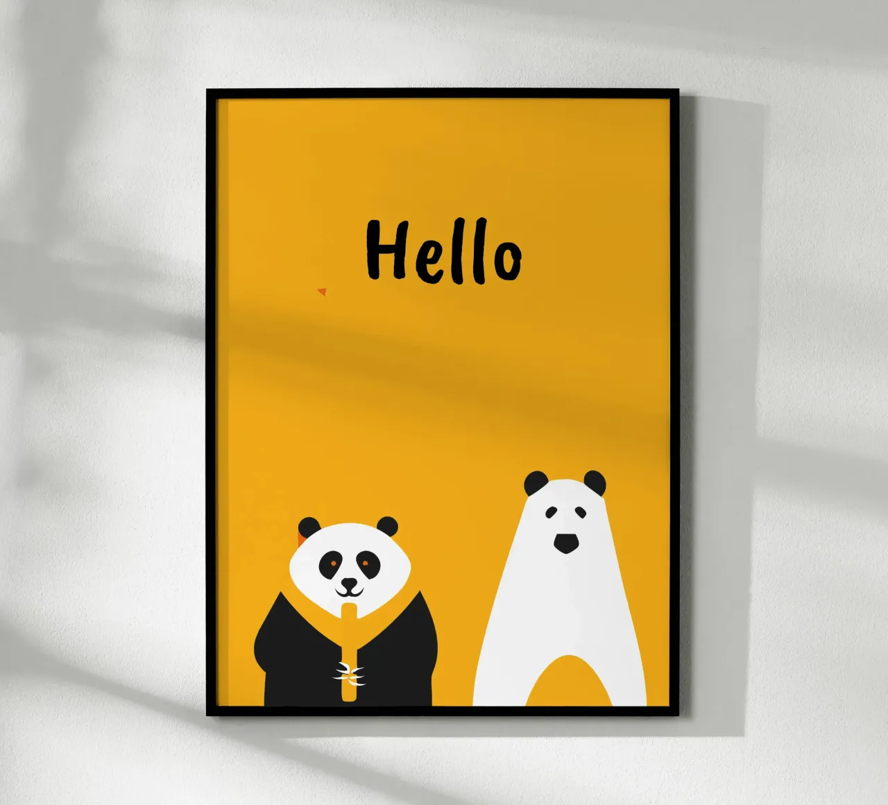 Panda e orso carta hahnemühle da LOOK DIFFERENT