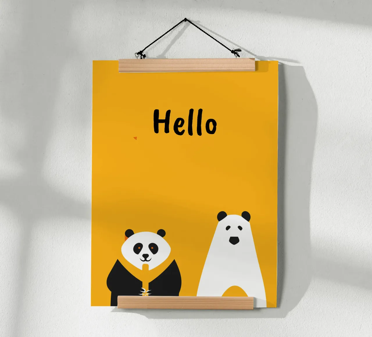 Panda e orso poster da LOOK DIFFERENT