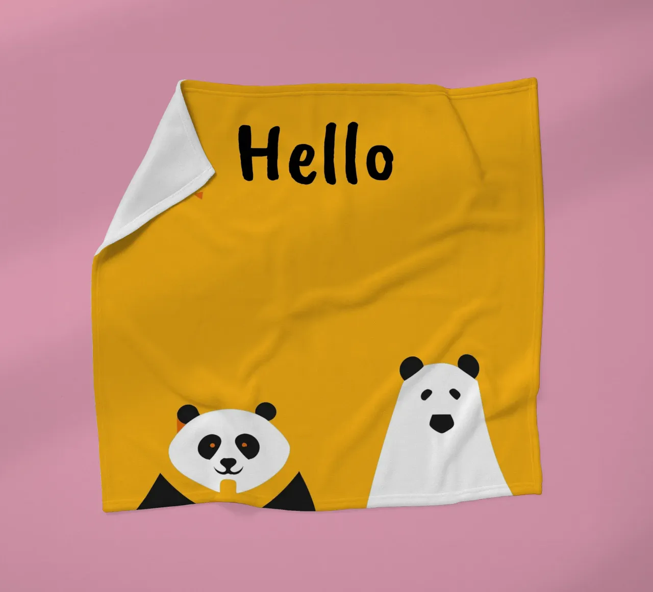 Panda e orso coperta in pile da LOOK DIFFERENT