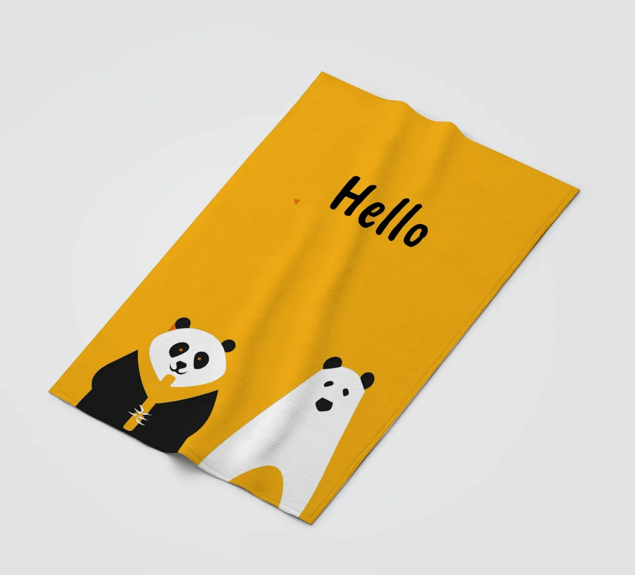 Panda e orso coperta in pile da LOOK DIFFERENT