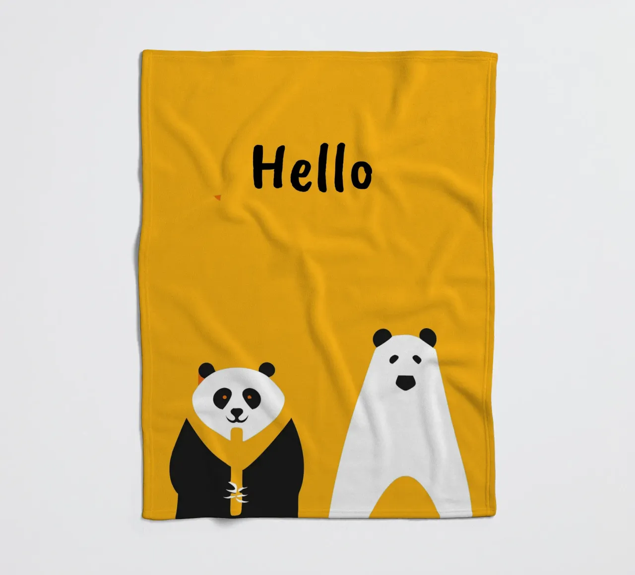 Panda e orso coperta in pile da LOOK DIFFERENT