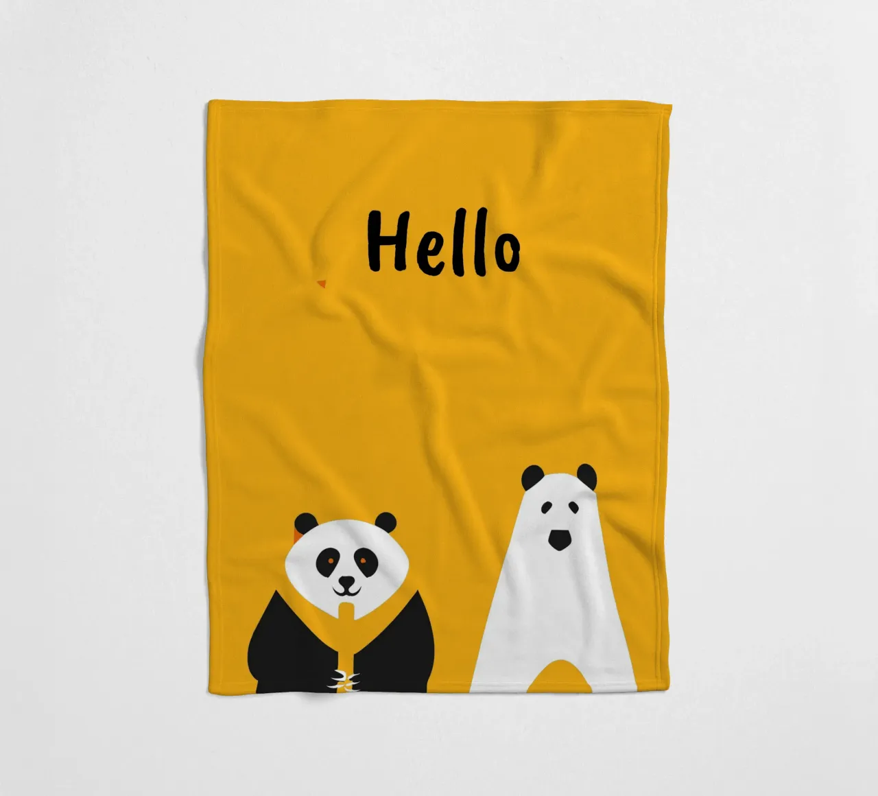 Panda e orso coperta in pile da LOOK DIFFERENT