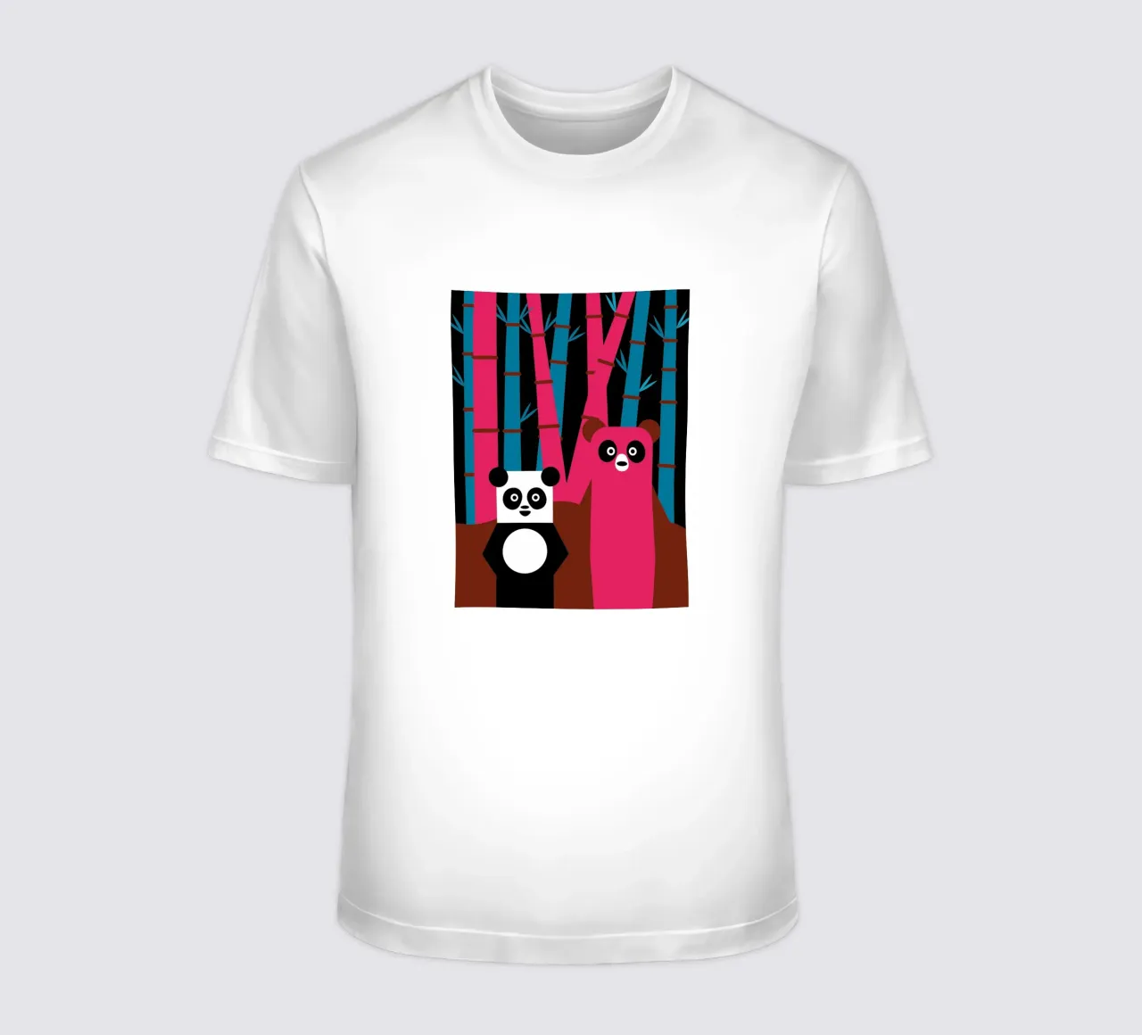 Panda e orso t-shirt da LOOK DIFFERENT