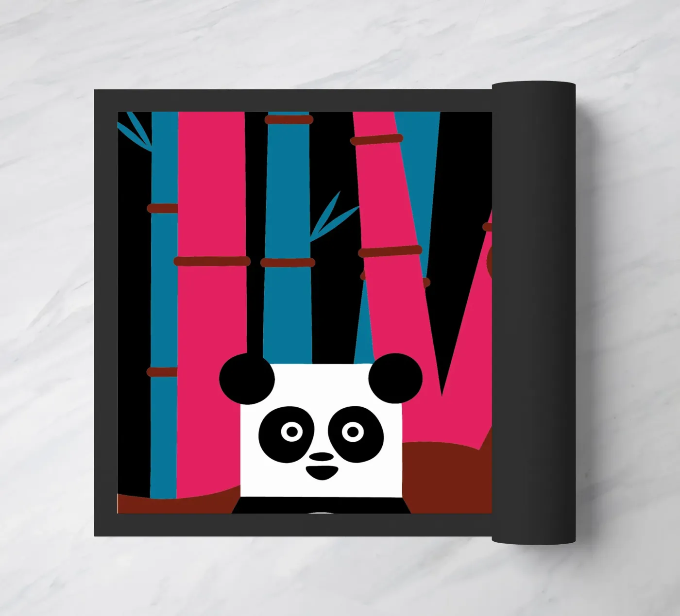 Panda and Bear Fußmatte von LOOK DIFFERENT