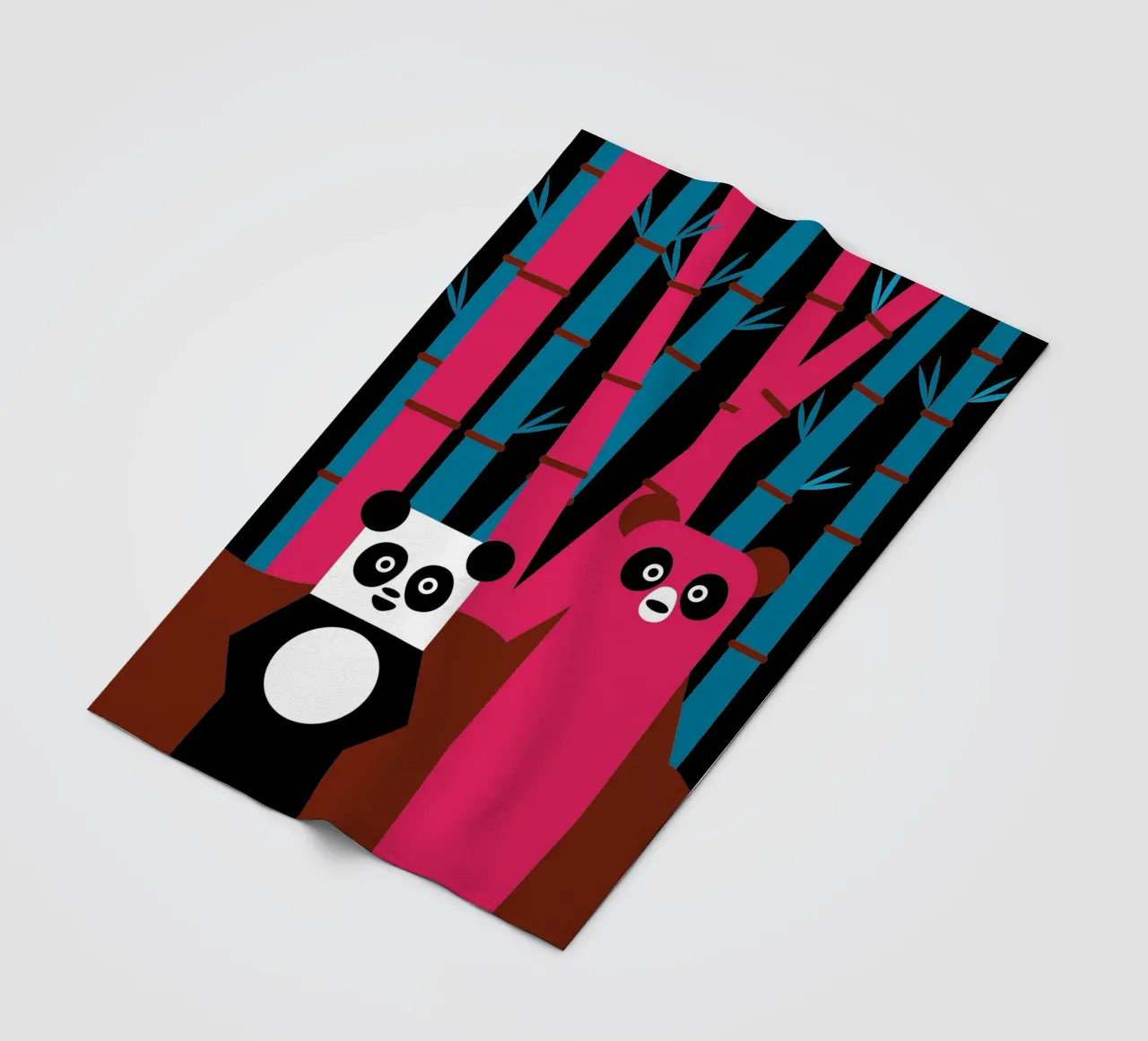 Panda e orso coperta in pile da LOOK DIFFERENT