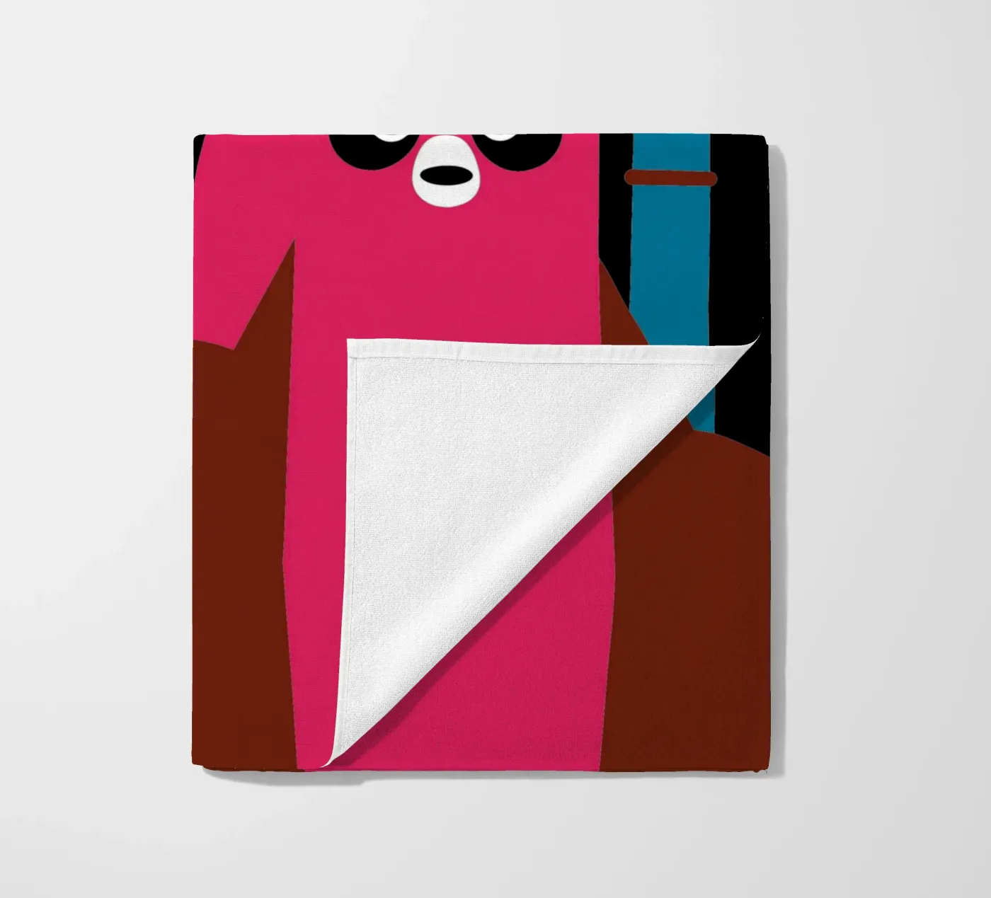 Panda and Bear beach towel by LOOK DIFFERENT