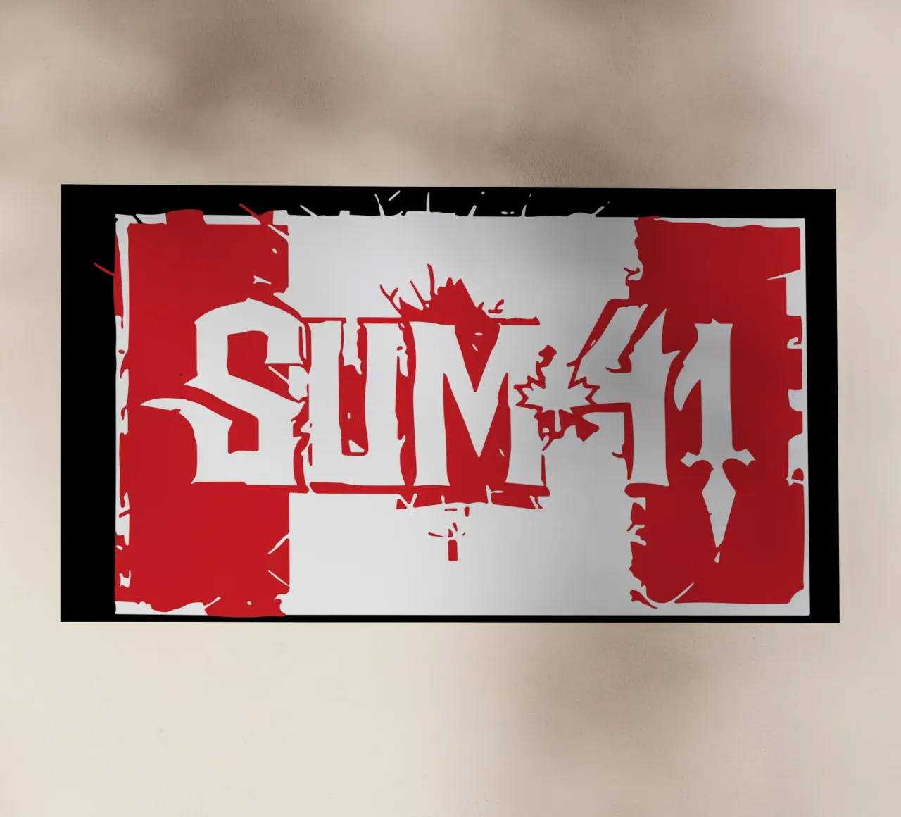 Sum 41 2022 Maple Leaf Itin pellicola backlit da lindacleveland