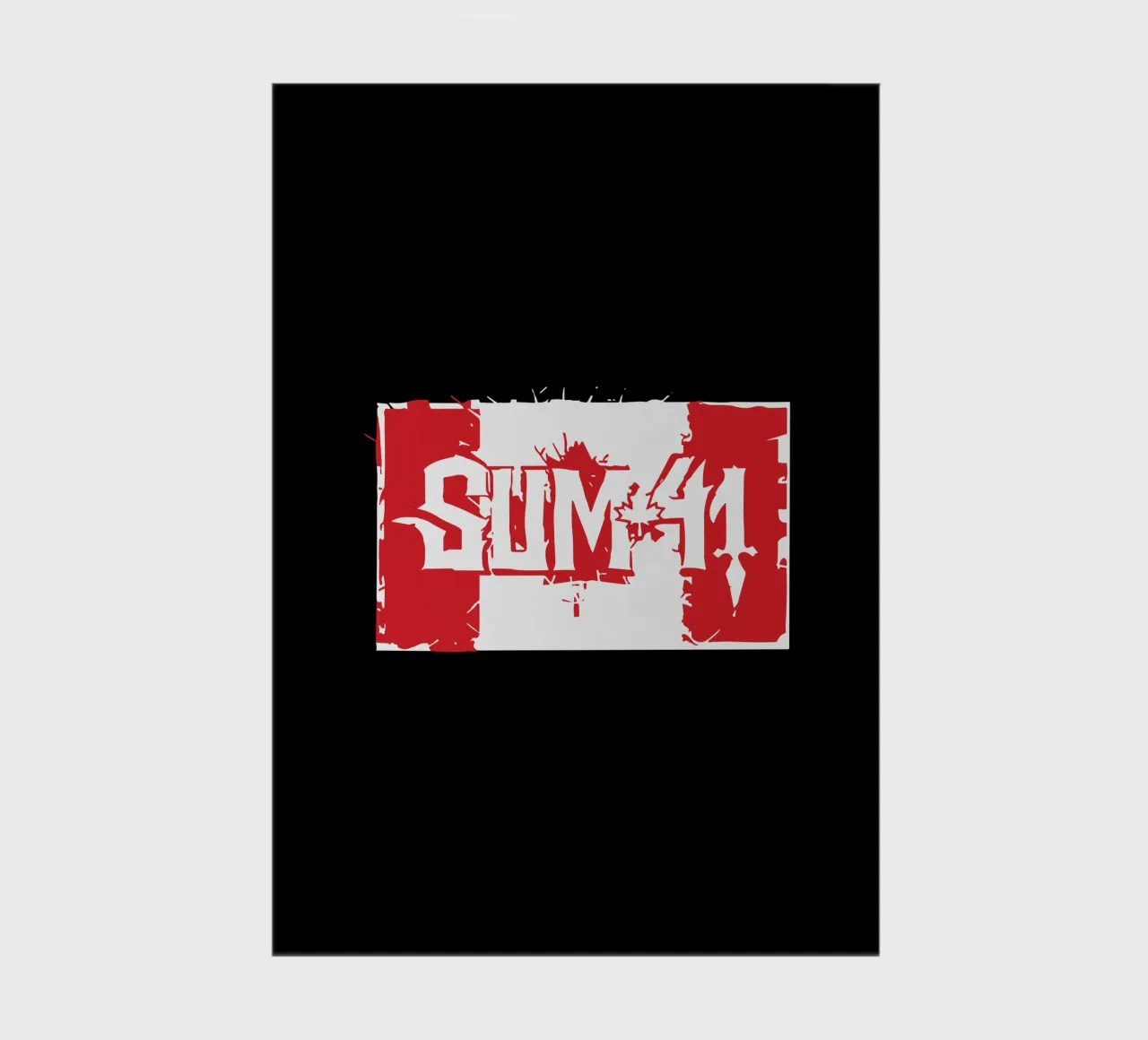 Sum 41 2022 Maple Leaf Itin notitieboek van lindacleveland