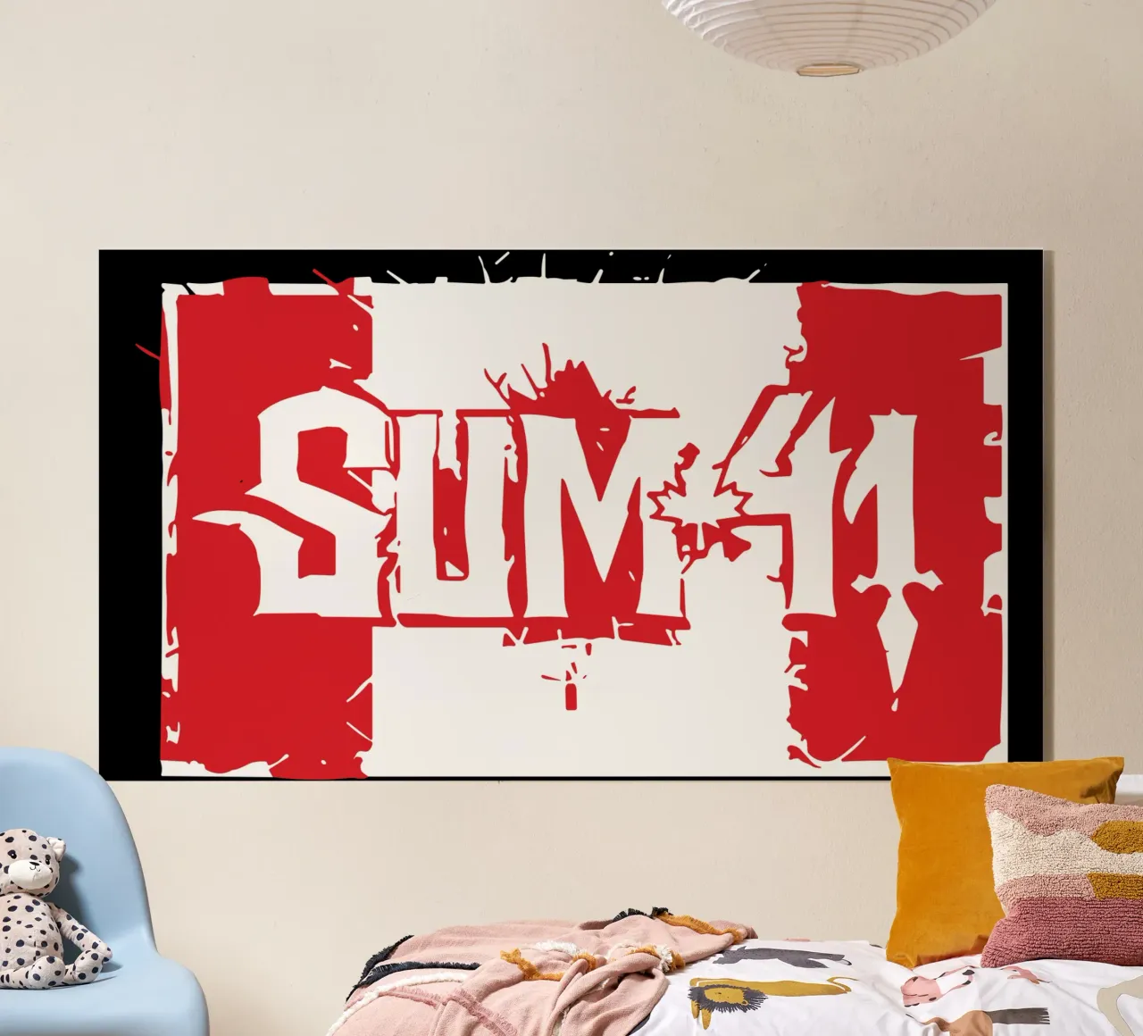 Sum 41 2022 Maple Leaf Itin plexiglass da lindacleveland