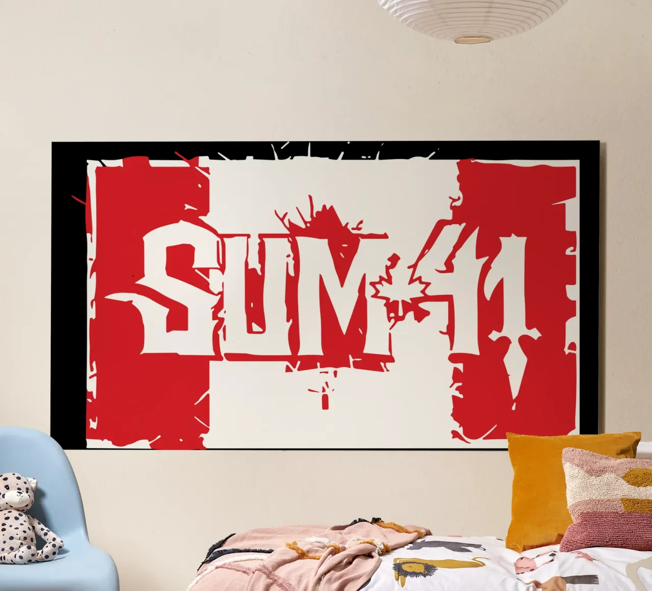 Sum 41 2022 Maple Leaf Itin alluminio dibond da lindacleveland