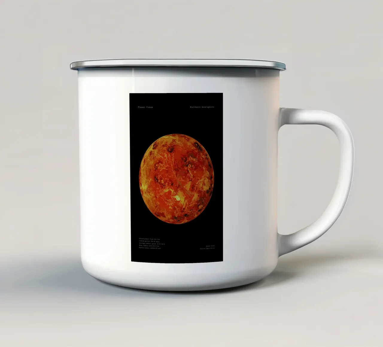 Venus tazza in smalto da Vintage by JUNIQE