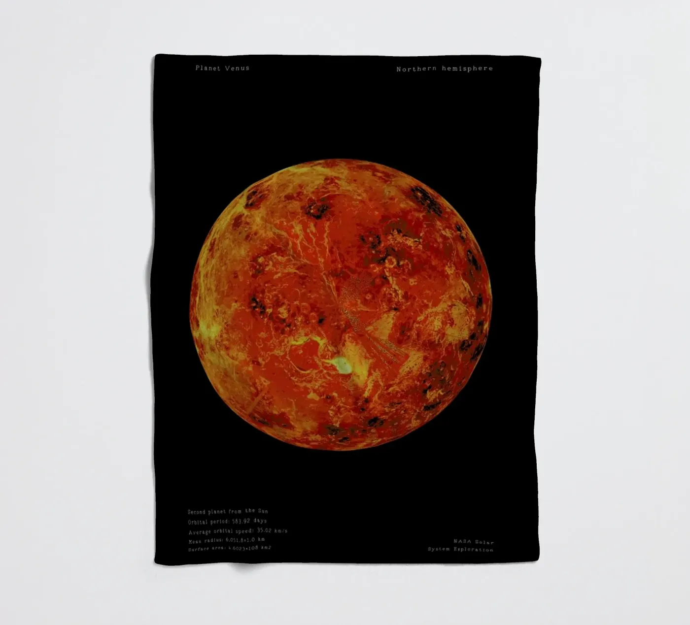 Venus Fleecedecke von Vintage by JUNIQE