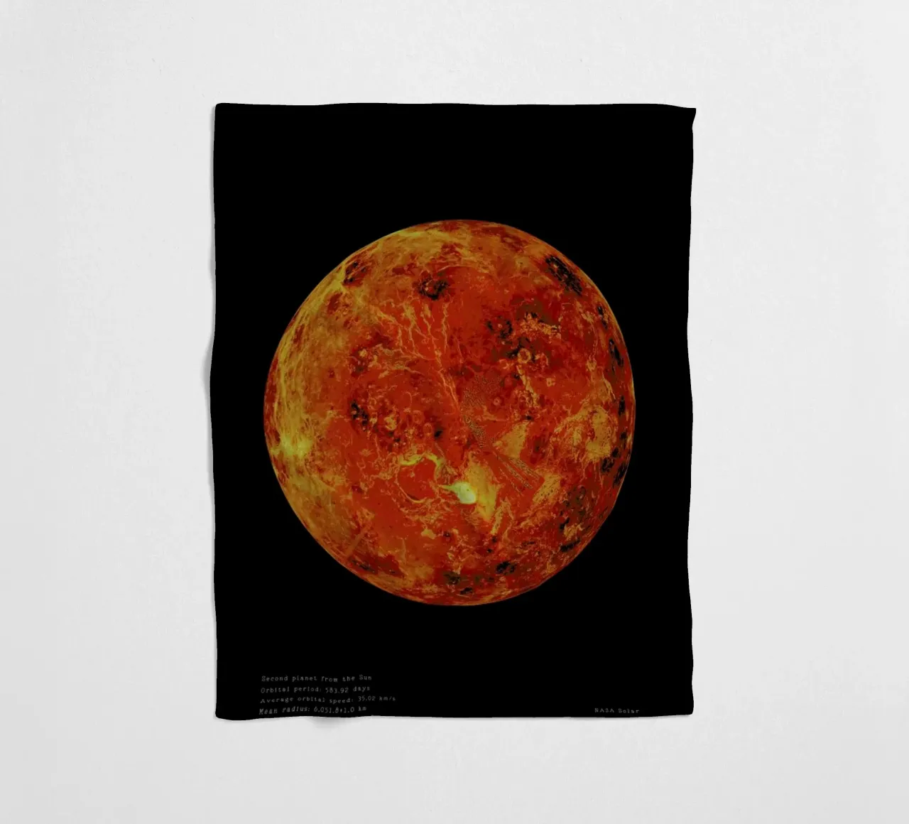 Venus Fleecedecke von Vintage by JUNIQE