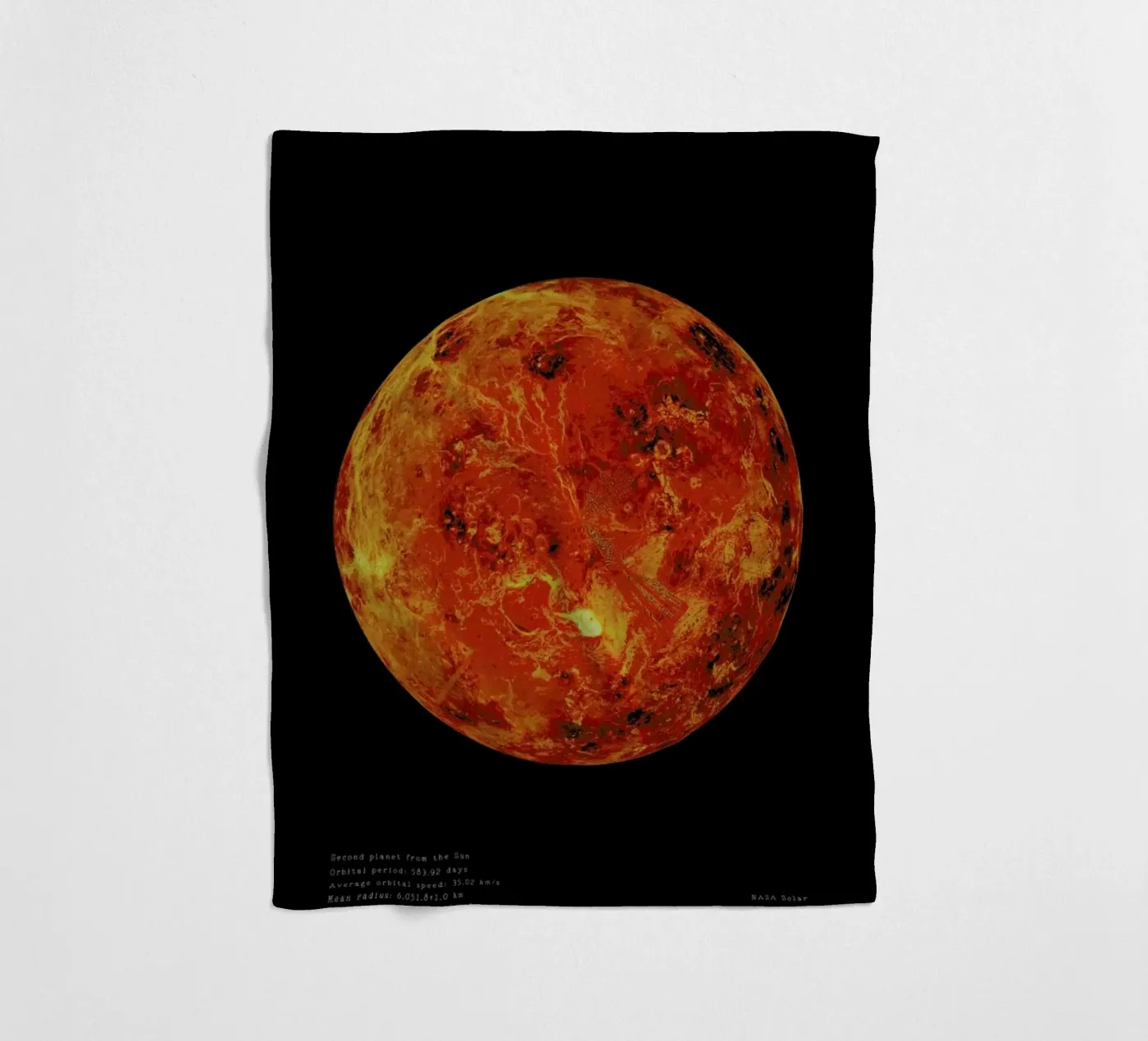Venus Fleecedecke von Vintage by JUNIQE
