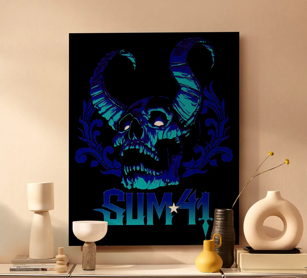 Sum 41 Blue Itin alluminio dibond da lindacleveland