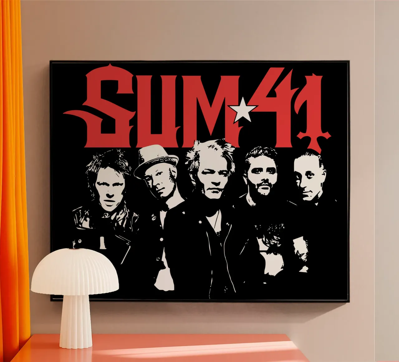 Sum 41 Contrast Portrait plexiglass da lindacleveland