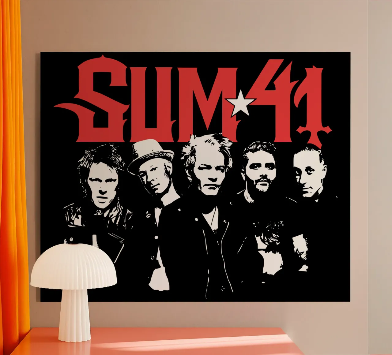 Sum 41 Contrast Portrait plexiglass da lindacleveland