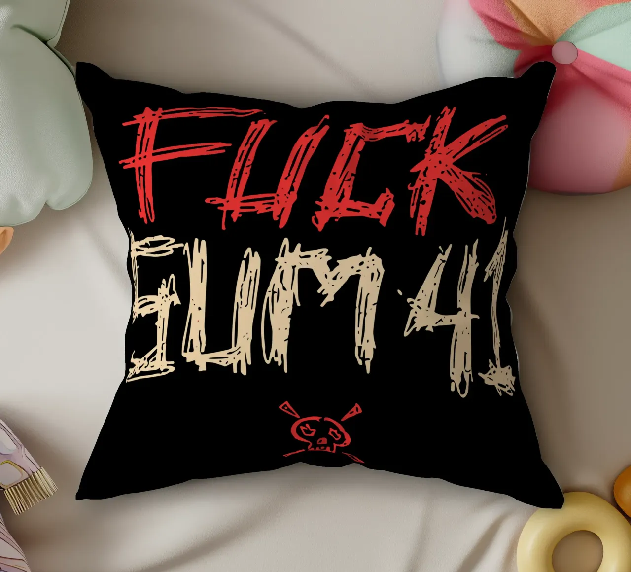 Sum 41 Fck cuscino da lindacleveland