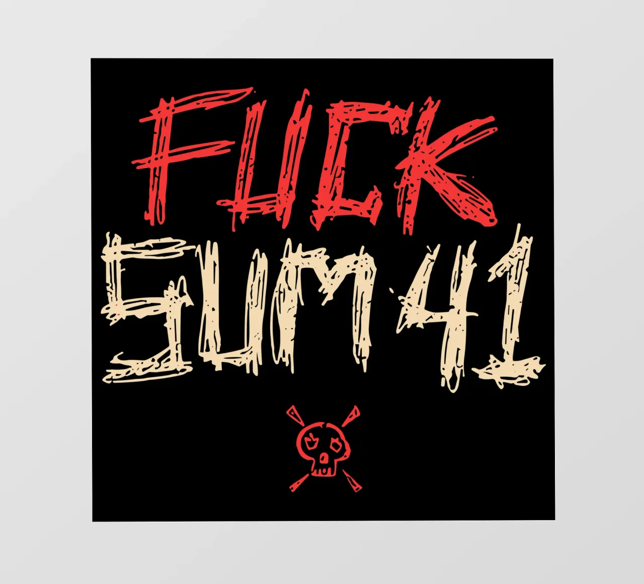 Sum 41 Fck telo in pvc da lindacleveland