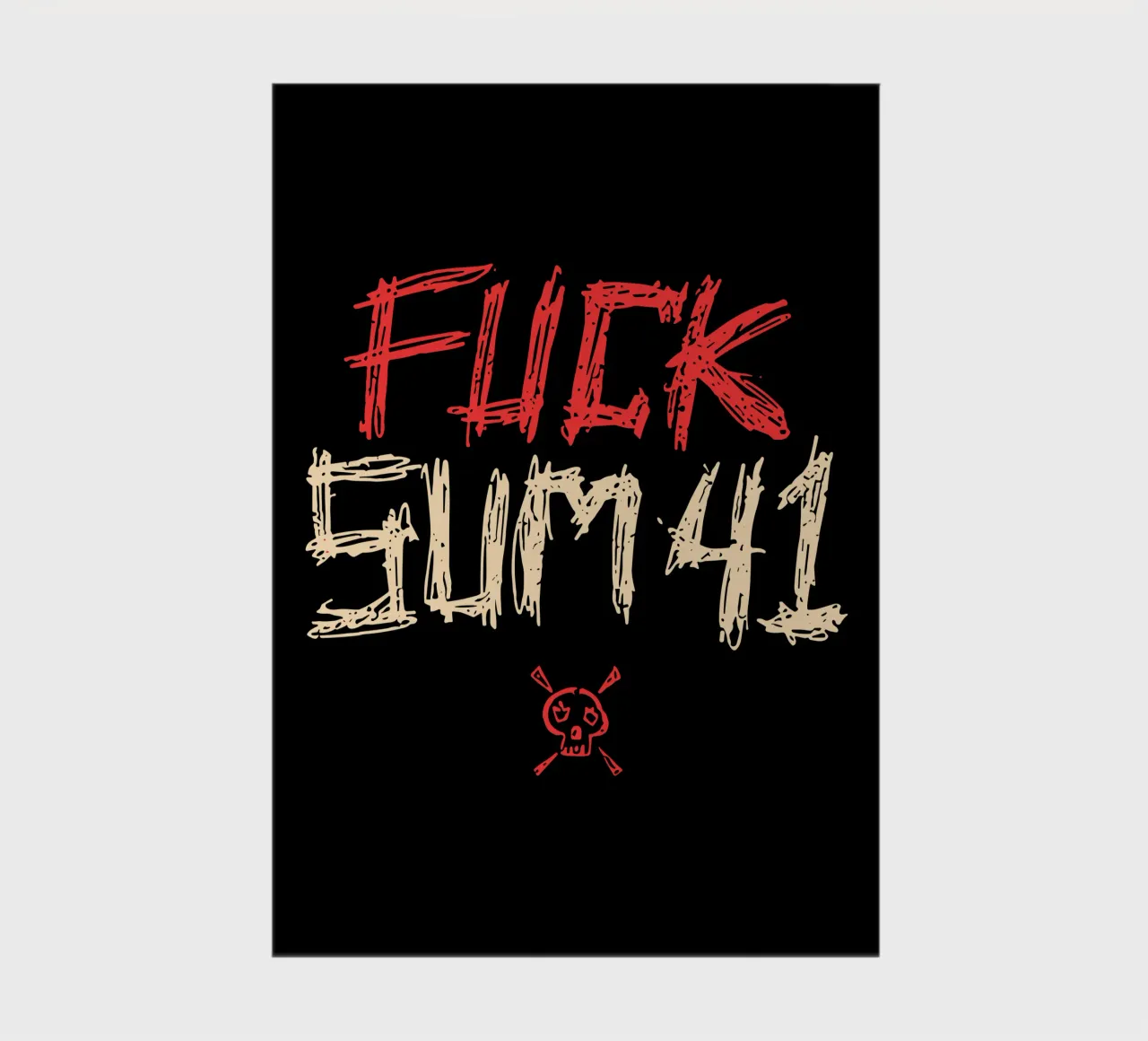 Sum 41 Fck notebook by lindacleveland