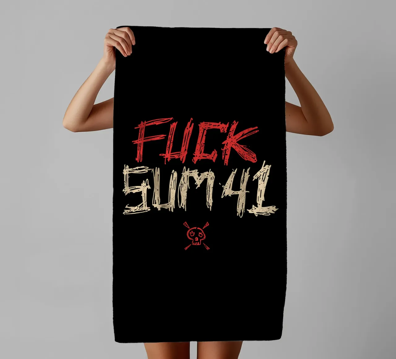 Sum 41 Fck asciugamano da bagno da lindacleveland