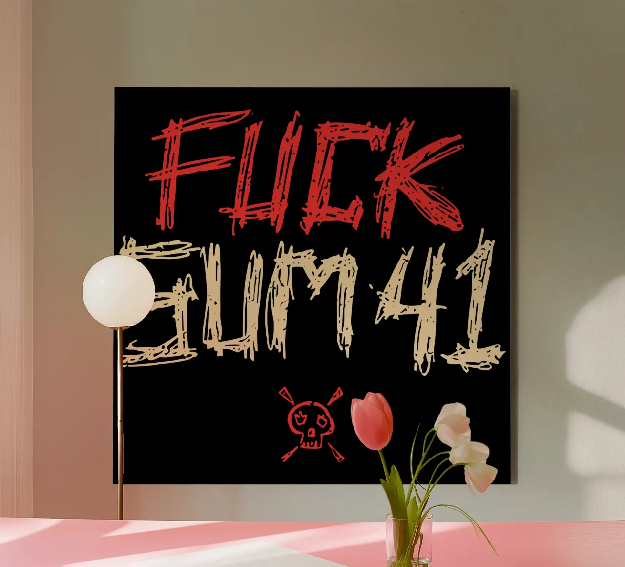 Sum 41 Fck alluminio dibond da lindacleveland