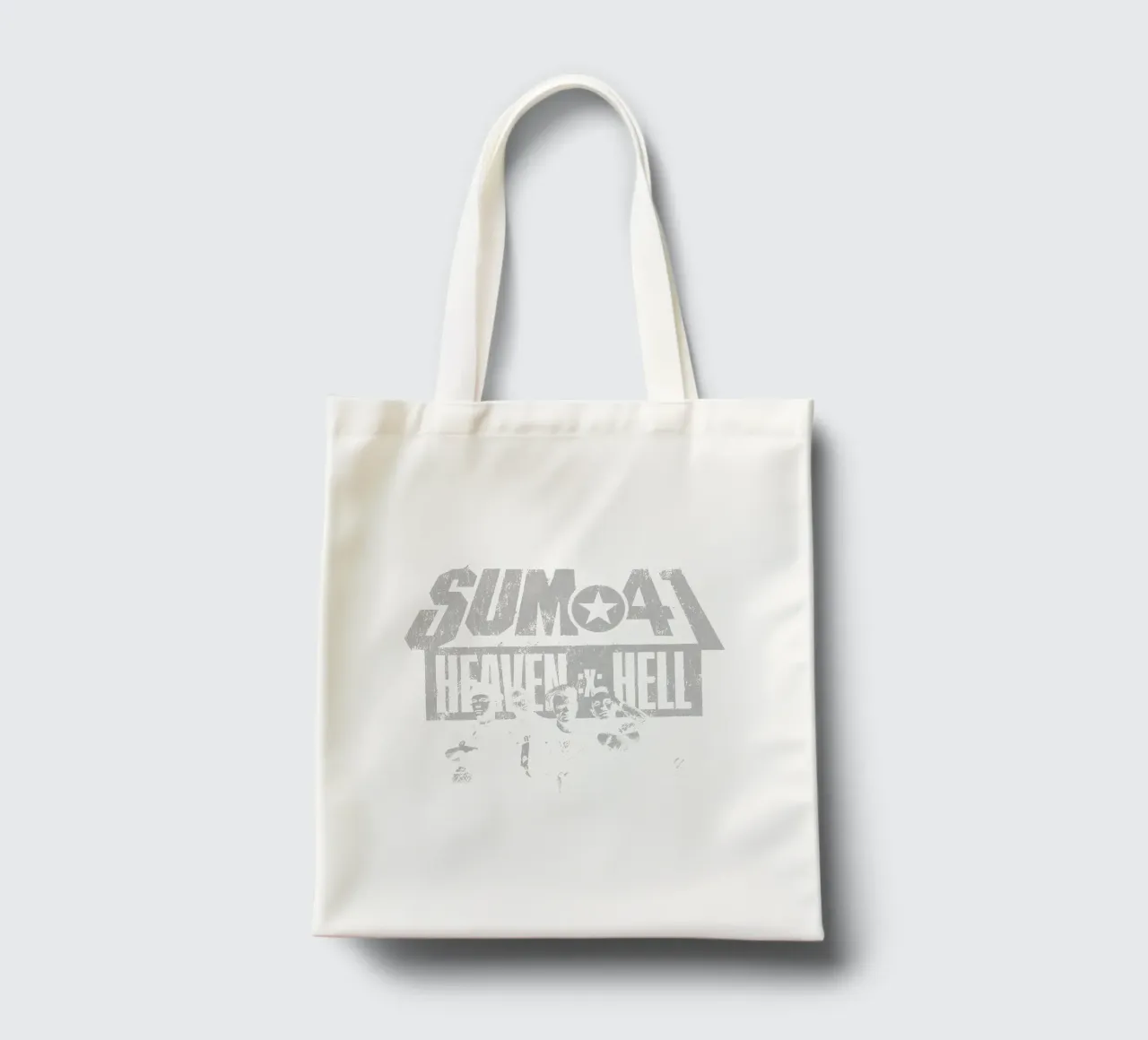 Sum 41 Heaven x Hell borsa in juta da lindacleveland