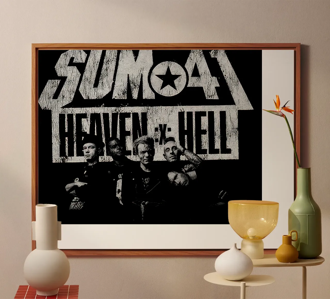Sum 41 Heaven x Hell alluminio dibond da lindacleveland