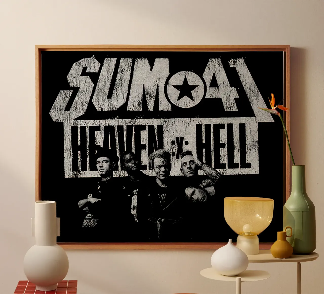 Sum 41 Heaven x Hell canvas by lindacleveland